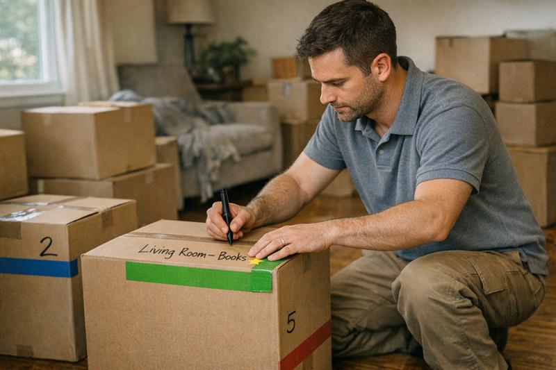 How to Label Moving Boxes for Fast and Organized Unpacking